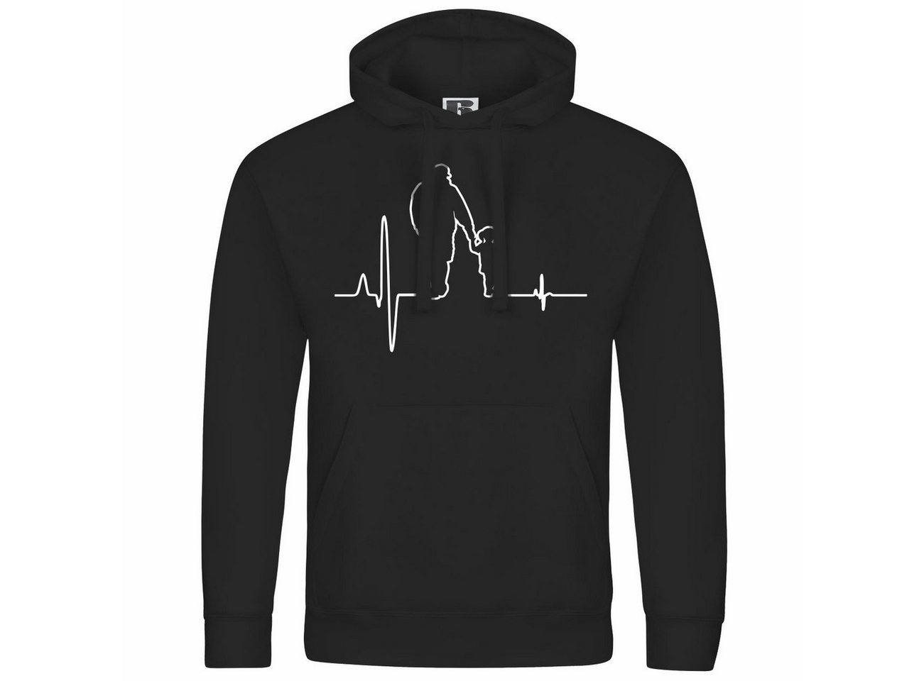 deinshirt Kapuzenpullover Herren Kapuzenpullover Herzschlag Vater und Tochter Mit Print Motiv, Grafik von deinshirt