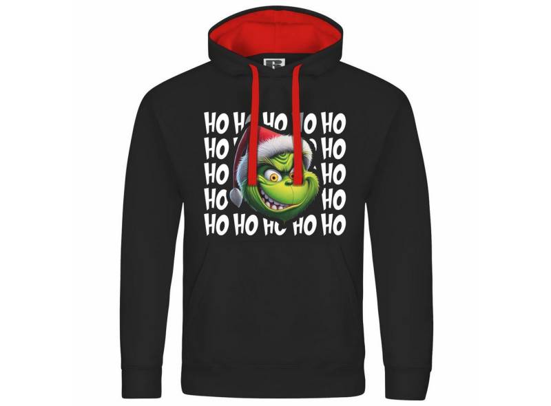 deinshirt Kapuzenpullover Herren Kapuzenpullover Ho Ho Ho Grinch Mit Print Motiv, Grafik deinshirt Kapuzenpullover Herren Kapuzenpullover Ho Ho Ho Grinch Mit Print Motiv, Grafik von deinshirt