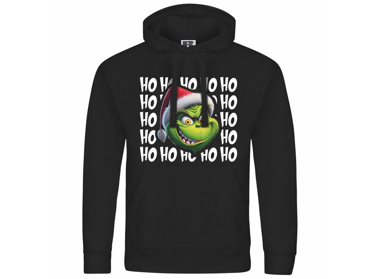 deinshirt Kapuzenpullover Herren Kapuzenpullover Ho Ho Ho Grinch Mit Print Motiv, Grafik von deinshirt
