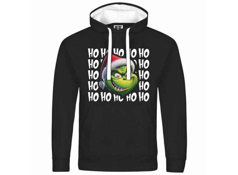 deinshirt Kapuzenpullover Herren Kapuzenpullover Ho Ho Ho Grinch Mit Print Motiv, Grafik von deinshirt