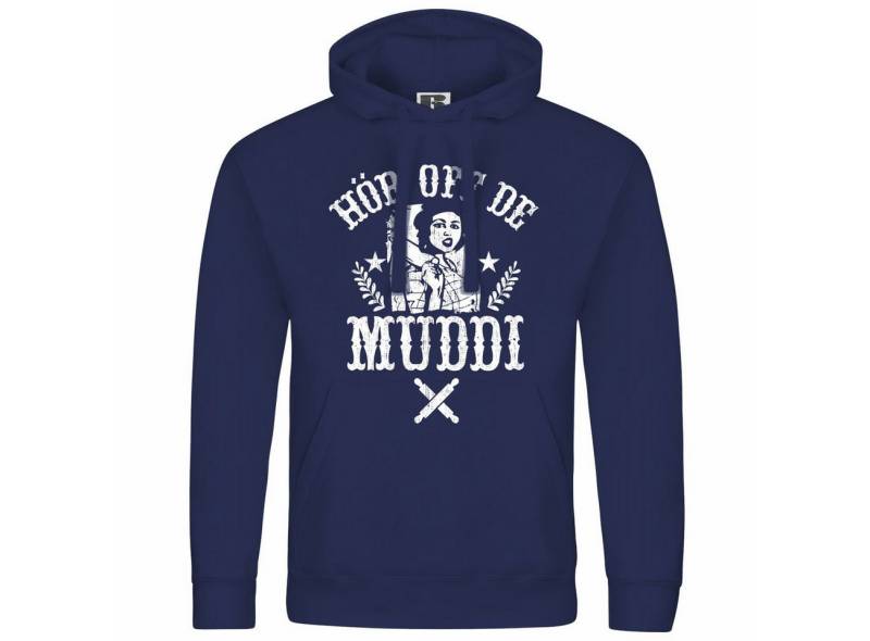 deinshirt Kapuzenpullover Herren Kapuzenpullover Hör off de Muddi Mit Print Motiv, Grafik von deinshirt