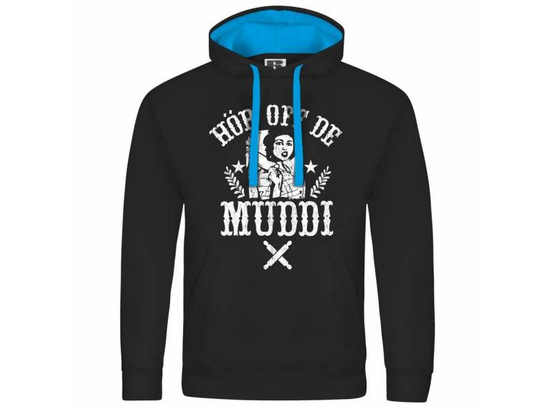 deinshirt Kapuzenpullover Herren Kapuzenpullover Hör off de Muddi Mit Print Motiv, Grafik von deinshirt