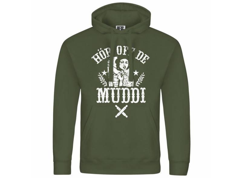 deinshirt Kapuzenpullover Herren Kapuzenpullover Hör off de Muddi Mit Print Motiv, Grafik von deinshirt