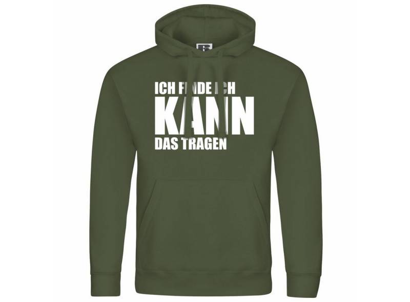 deinshirt Kapuzenpullover Herren Kapuzenpullover Ich finde ich kann das tragen Mit Print Motiv, Grafik von deinshirt