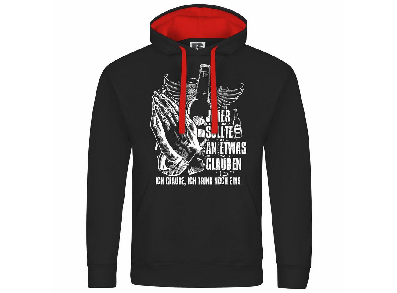 deinshirt Kapuzenpullover Herren Kapuzenpullover Ich glaube Ich trink noch eins Mit Print Motiv, Grafik deinshirt Kapuzenpullover Herren Kapuzenpullover Ich glaube Ich trink noch eins Mit Print Motiv, Grafik von deinshirt