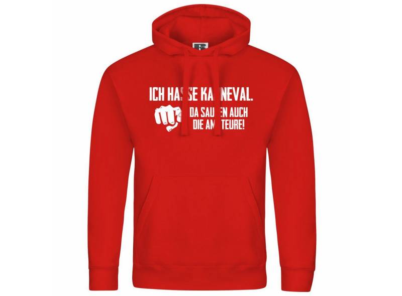 deinshirt Kapuzenpullover Herren Kapuzenpullover Ich hasse Karneval da saufen auch die Amateure Mit Print Motiv, Grafik deinshirt Kapuzenpullover Herren Kapuzenpullover Ich hasse Karneval da saufen auch die Amateure Mit Print Motiv, Grafik von deinshirt
