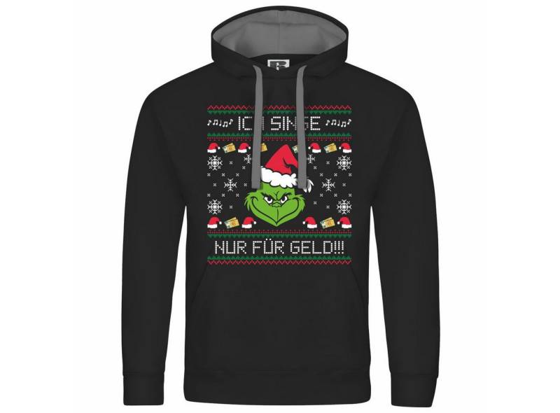 deinshirt Kapuzenpullover Herren Kapuzenpullover Ich singe nur für Geld Mit Print Motiv, Grafik von deinshirt