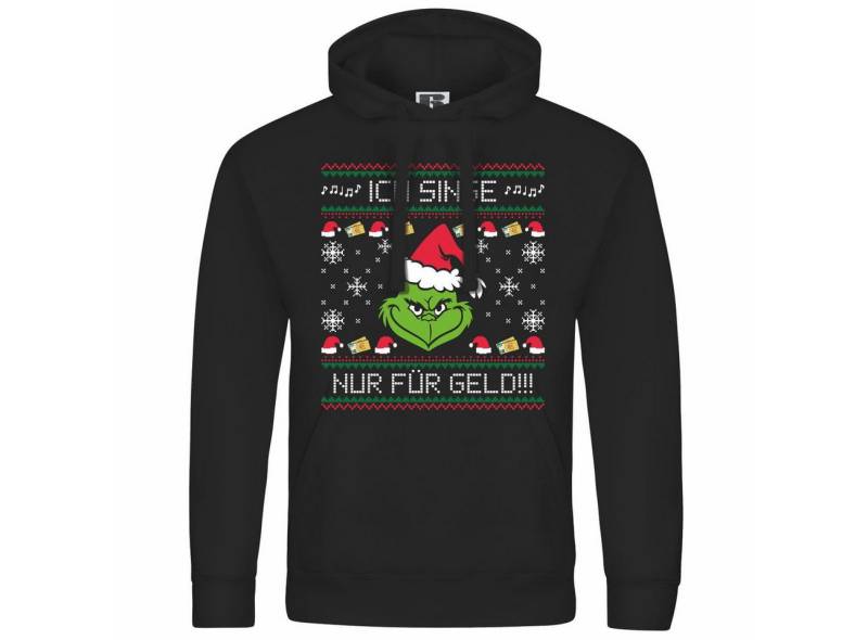 deinshirt Kapuzenpullover Herren Kapuzenpullover Ich singe nur für Geld Mit Print Motiv, Grafik von deinshirt