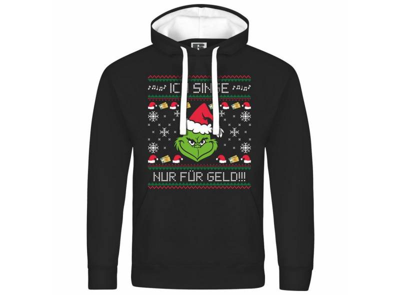 deinshirt Kapuzenpullover Herren Kapuzenpullover Ich singe nur für Geld Mit Print Motiv, Grafik von deinshirt