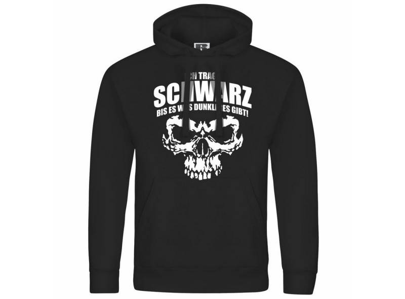 deinshirt Kapuzenpullover Herren Kapuzenpullover Ich trage Schwarz bis es was dunkleres gibt Mit Print Motiv, Grafik von deinshirt