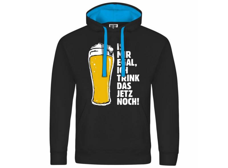 deinshirt Kapuzenpullover Herren Kapuzenpullover Is mir egal ich trink das jetzt noch Mit Print Motiv, Grafik von deinshirt