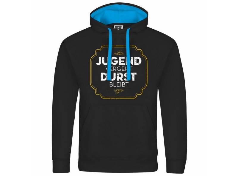 deinshirt Kapuzenpullover Herren Kapuzenpullover Jugend vergeht Durst bleibt Mit Print Motiv, Grafik von deinshirt