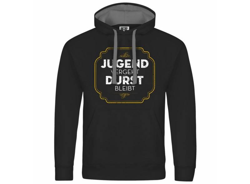 deinshirt Kapuzenpullover Herren Kapuzenpullover Jugend vergeht Durst bleibt Mit Print Motiv, Grafik von deinshirt