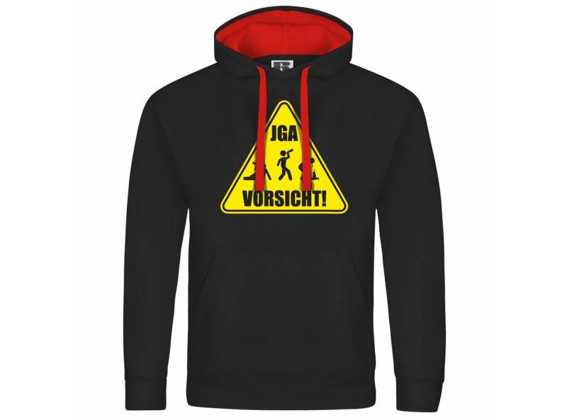 deinshirt Kapuzenpullover Herren Kapuzenpullover Junggesellenabschied Vorsicht Mit Print Motiv, Grafik deinshirt Kapuzenpullover Herren Kapuzenpullover Junggesellenabschied Vorsicht Mit Print Motiv, Grafik von deinshirt
