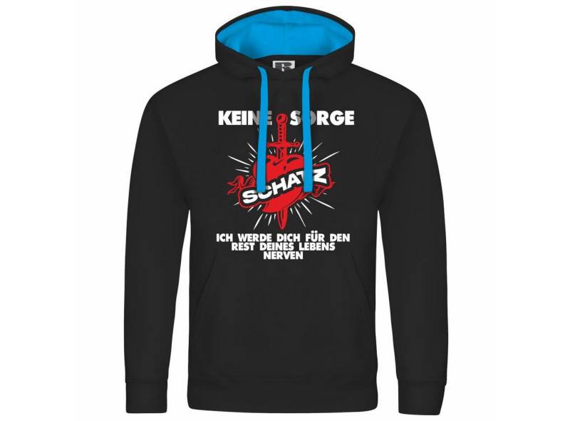 deinshirt Kapuzenpullover Herren Kapuzenpullover Keine Sorge Schatz Mit Print Motiv, Grafik von deinshirt