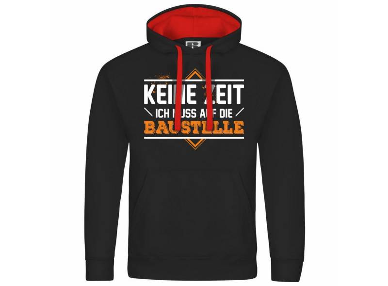 deinshirt Kapuzenpullover Herren Kapuzenpullover Keine Zeit ich muss auf die Baustelle Mit Print Motiv, Grafik deinshirt Kapuzenpullover Herren Kapuzenpullover Keine Zeit ich muss auf die Baustelle Mit Print Motiv, Grafik von deinshirt