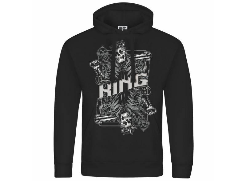 deinshirt Kapuzenpullover Herren Kapuzenpullover King Mit Print Motiv, Grafik von deinshirt