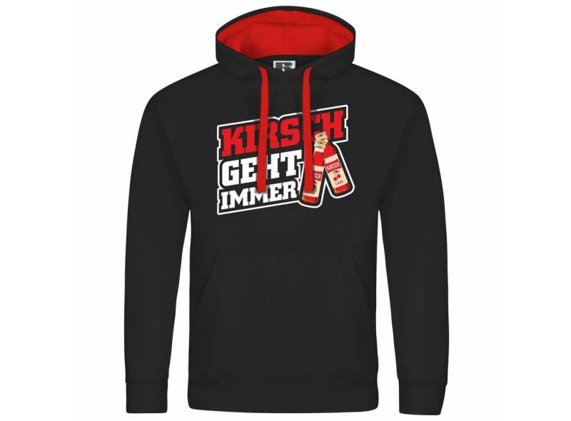 deinshirt Kapuzenpullover Herren Kapuzenpullover Kirsch geht immer Mit Print Motiv, Grafik deinshirt Kapuzenpullover Herren Kapuzenpullover Kirsch geht immer Mit Print Motiv, Grafik von deinshirt