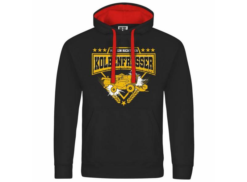 deinshirt Kapuzenpullover Herren Kapuzenpullover Kolbenfresser Mit Print Motiv, Grafik deinshirt Kapuzenpullover Herren Kapuzenpullover Kolbenfresser Mit Print Motiv, Grafik von deinshirt