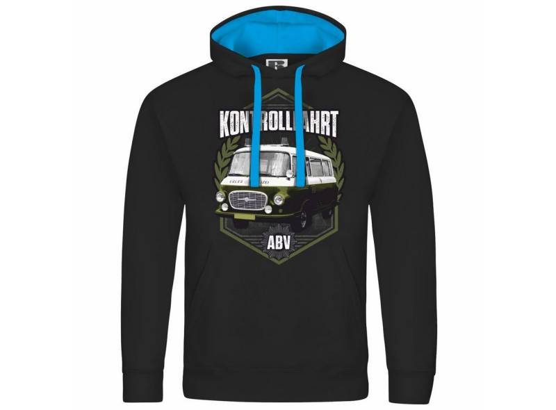 deinshirt Kapuzenpullover Herren Kapuzenpullover Kontrollfahrt Mit Print Motiv, Grafik von deinshirt