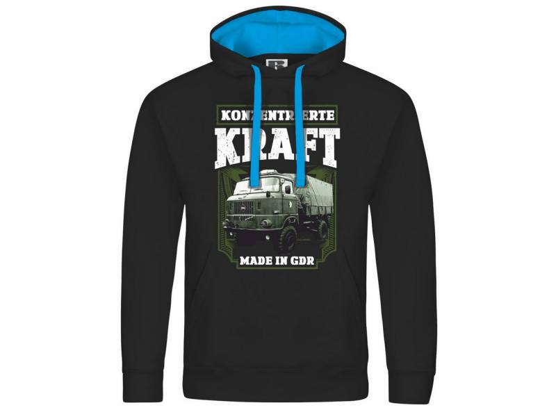 deinshirt Kapuzenpullover Herren Kapuzenpullover Konzentrierte Kraft Mit Print Motiv, Grafik von deinshirt