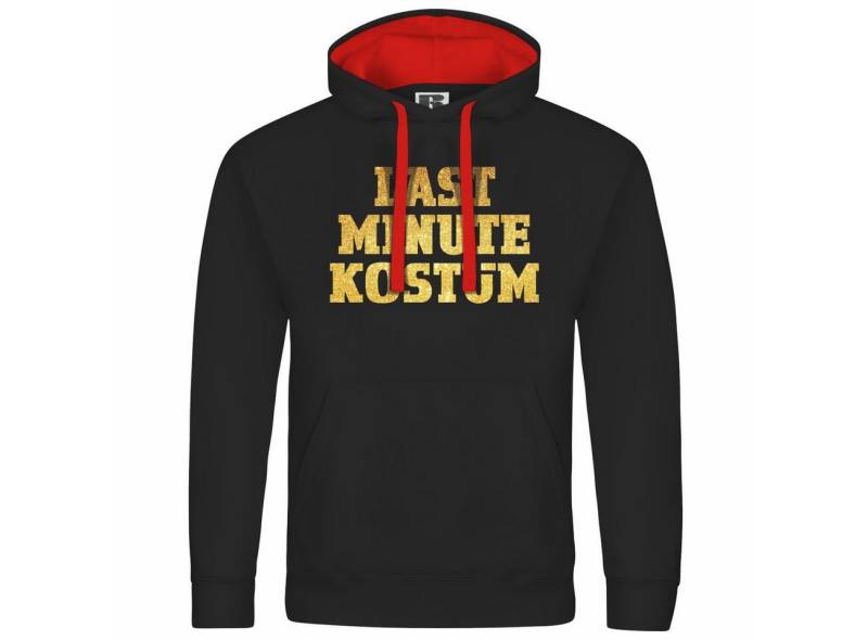 deinshirt Kapuzenpullover Herren Kapuzenpullover LAST MINUTE KOSTÜM Mit Print Motiv, Grafik deinshirt Kapuzenpullover Herren Kapuzenpullover LAST MINUTE KOSTÜM Mit Print Motiv, Grafik von deinshirt