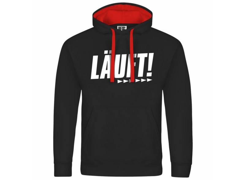 deinshirt Kapuzenpullover Herren Kapuzenpullover Läuft Mit Print Motiv, Grafik von deinshirt