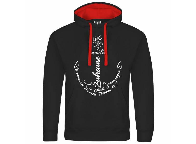 deinshirt Kapuzenpullover Herren Kapuzenpullover Liebe Familie Anker Mit Print Motiv, Grafik deinshirt Kapuzenpullover Herren Kapuzenpullover Liebe Familie Anker Mit Print Motiv, Grafik von deinshirt