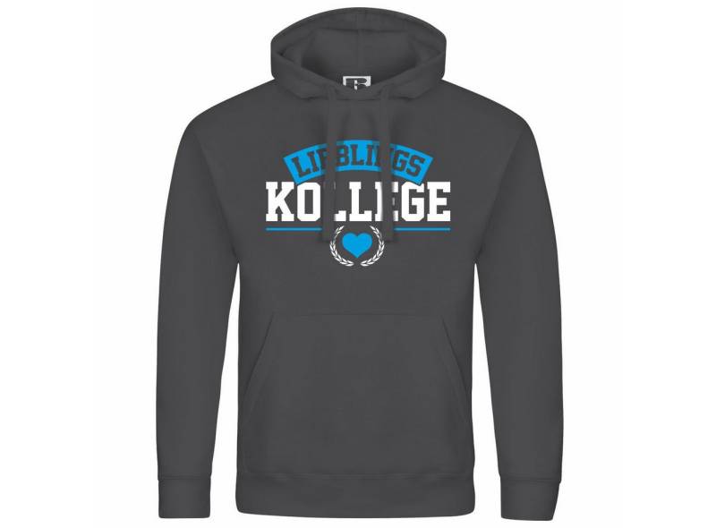 deinshirt Kapuzenpullover Herren Kapuzenpullover Lieblingskollege Mit Print Motiv, Grafik von deinshirt