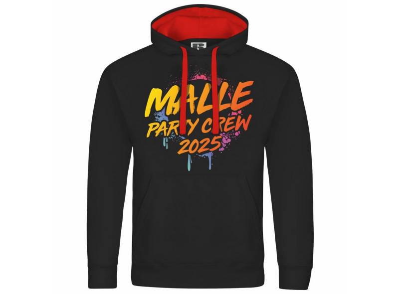 deinshirt Kapuzenpullover Herren Kapuzenpullover Malle Partycrew 2025 Mit Print Motiv, Grafik deinshirt Kapuzenpullover Herren Kapuzenpullover Malle Partycrew 2025 Mit Print Motiv, Grafik von deinshirt