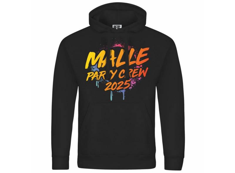 deinshirt Kapuzenpullover Herren Kapuzenpullover Malle Partycrew 2025 Mit Print Motiv, Grafik von deinshirt