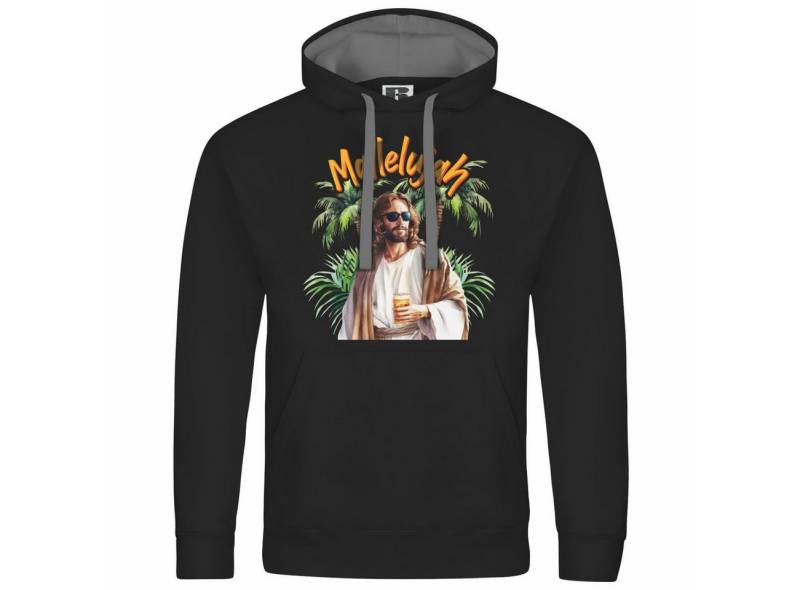 deinshirt Kapuzenpullover Herren Kapuzenpullover Mallelujah Mit Print Motiv, Grafik von deinshirt