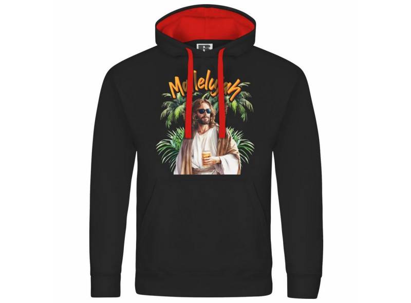deinshirt Kapuzenpullover Herren Kapuzenpullover Mallelujah Mit Print Motiv, Grafik von deinshirt