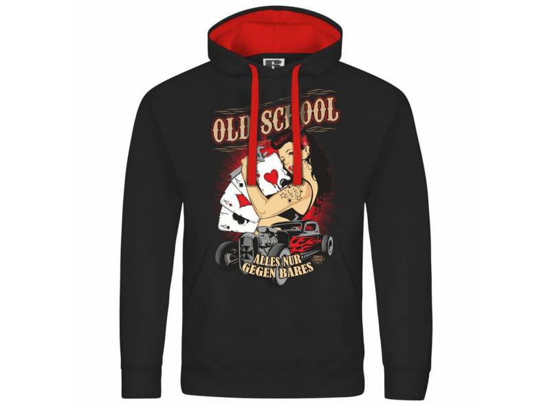 deinshirt Kapuzenpullover Herren Kapuzenpullover Old School alles nur gegen Bares Mit Print Motiv, Grafik deinshirt Kapuzenpullover Herren Kapuzenpullover Old School alles nur gegen Bares Mit Print Motiv, Grafik von deinshirt
