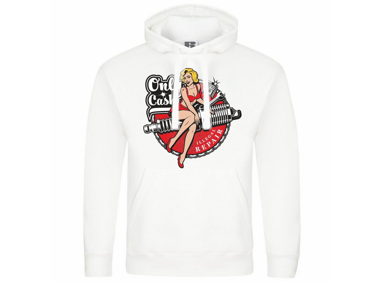 deinshirt Kapuzenpullover Herren Kapuzenpullover Only Cash Mit Print Motiv, Grafik deinshirt Kapuzenpullover Herren Kapuzenpullover Only Cash Mit Print Motiv, Grafik von deinshirt