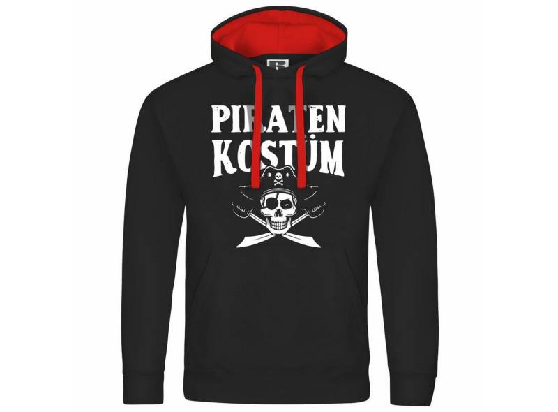 deinshirt Kapuzenpullover Herren Kapuzenpullover PIRATENKOSTÜM Mit Print Motiv, Grafik deinshirt Kapuzenpullover Herren Kapuzenpullover PIRATENKOSTÜM Mit Print Motiv, Grafik von deinshirt