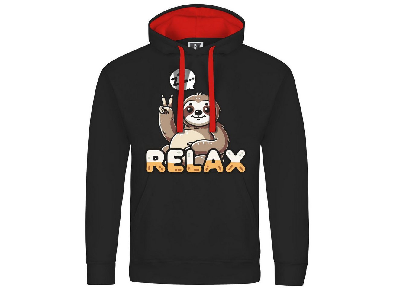 deinshirt Kapuzenpullover Herren Kapuzenpullover Relax Faultier Mit Print Motiv, Grafik deinshirt Kapuzenpullover Herren Kapuzenpullover Relax Faultier Mit Print Motiv, Grafik von deinshirt