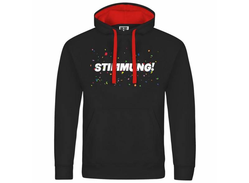 deinshirt Kapuzenpullover Herren Kapuzenpullover STIMMUNG Konfetti Mit Print Motiv, Grafik deinshirt Kapuzenpullover Herren Kapuzenpullover STIMMUNG Konfetti Mit Print Motiv, Grafik von deinshirt