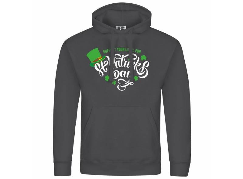 deinshirt Kapuzenpullover Herren Kapuzenpullover St Patricks Day Mit Print Motiv, Grafik von deinshirt