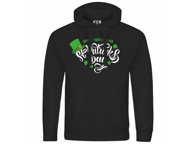 deinshirt Kapuzenpullover Herren Kapuzenpullover St Patricks Day Mit Print Motiv, Grafik von deinshirt