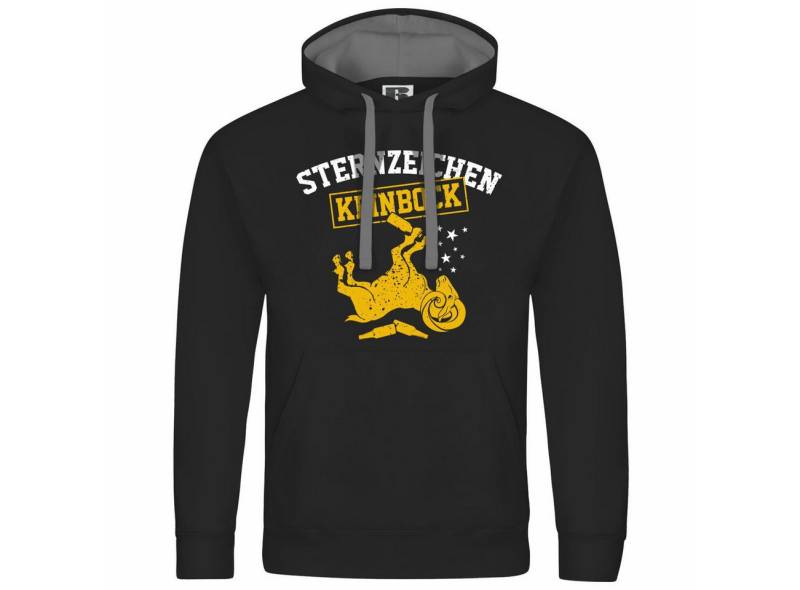 deinshirt Kapuzenpullover Herren Kapuzenpullover Sternzeichen KEIN BOCK Mit Print Motiv, Grafik von deinshirt