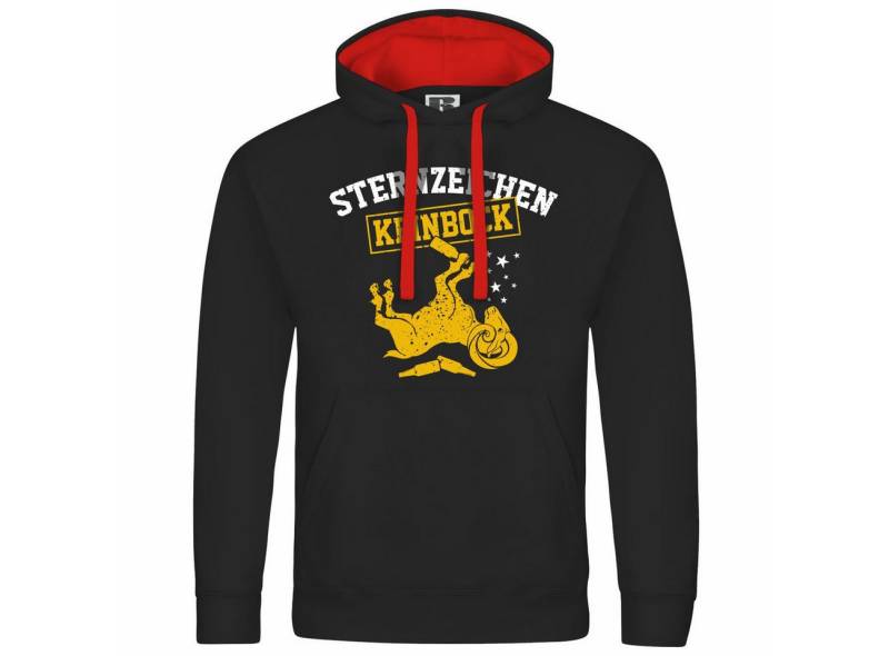 deinshirt Kapuzenpullover Herren Kapuzenpullover Sternzeichen KEIN BOCK Mit Print Motiv, Grafik von deinshirt