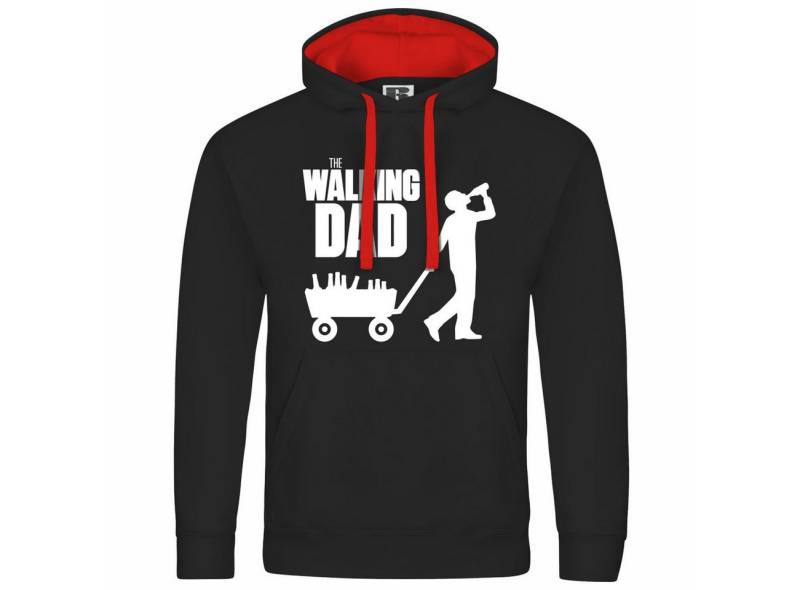 deinshirt Kapuzenpullover Herren Kapuzenpullover The walking Dad Mit Print Motiv, Grafik deinshirt Kapuzenpullover Herren Kapuzenpullover The walking Dad Mit Print Motiv, Grafik von deinshirt