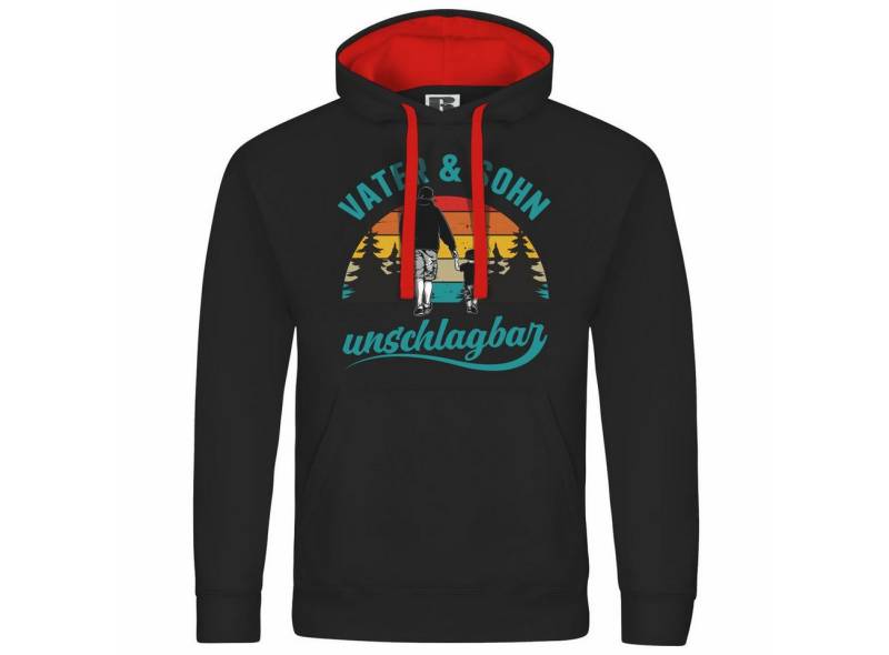 deinshirt Kapuzenpullover Herren Kapuzenpullover Vater und Sohn Unschlagbar Mit Print Motiv, Grafik deinshirt Kapuzenpullover Herren Kapuzenpullover Vater und Sohn Unschlagbar Mit Print Motiv, Grafik von deinshirt