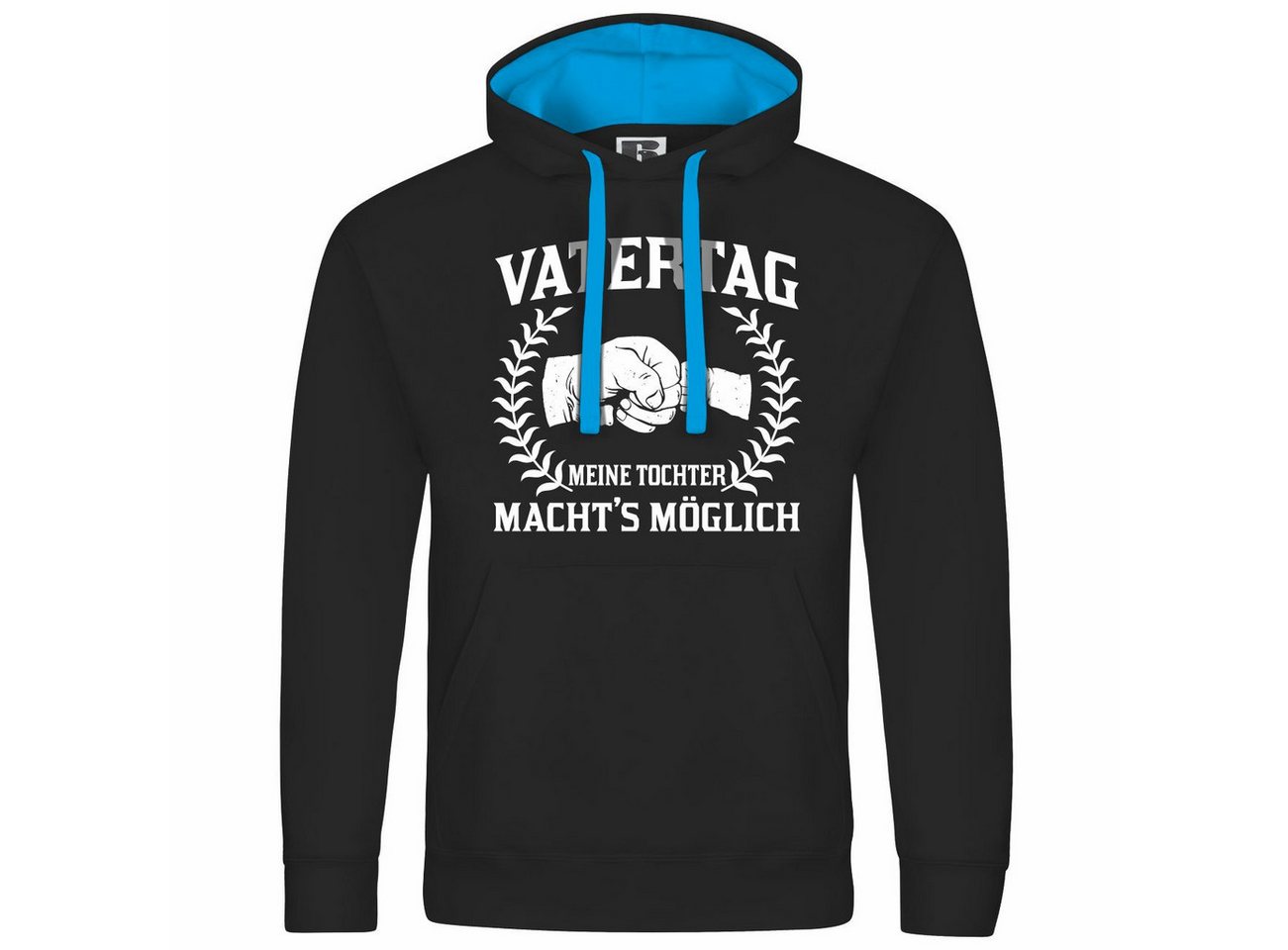 deinshirt Kapuzenpullover Herren Kapuzenpullover Vatertag meine Tochter machts möglich Mit Print Motiv, Grafik von deinshirt
