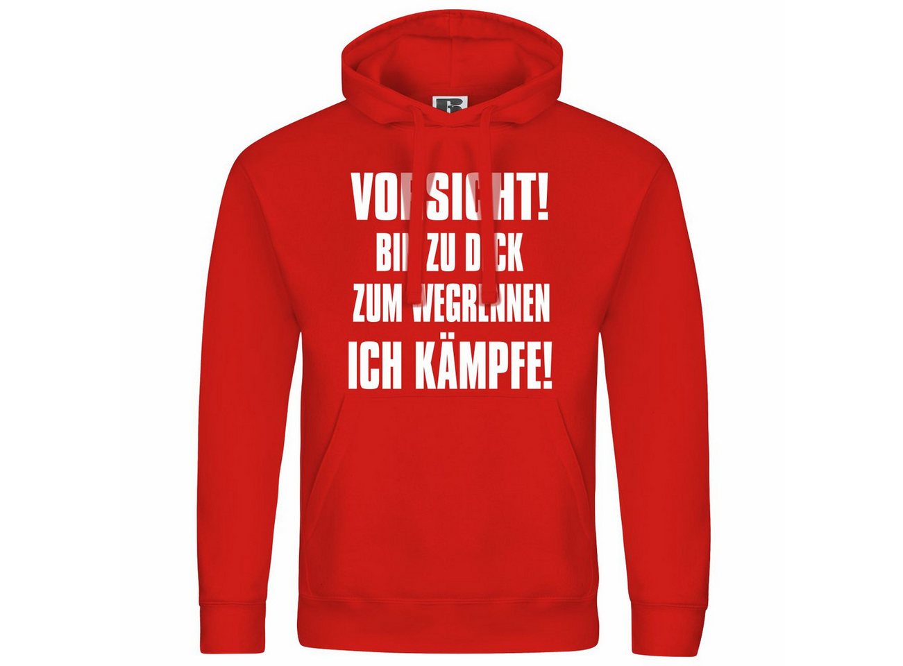 deinshirt Kapuzenpullover Herren Kapuzenpullover Vorsicht bin zu dick zum wegrennen ich kämpfe Mit Print Motiv, Grafik deinshirt Kapuzenpullover Herren Kapuzenpullover Vorsicht bin zu dick zum wegrennen ich kämpfe Mit Print Motiv, Grafik von Deinshirt