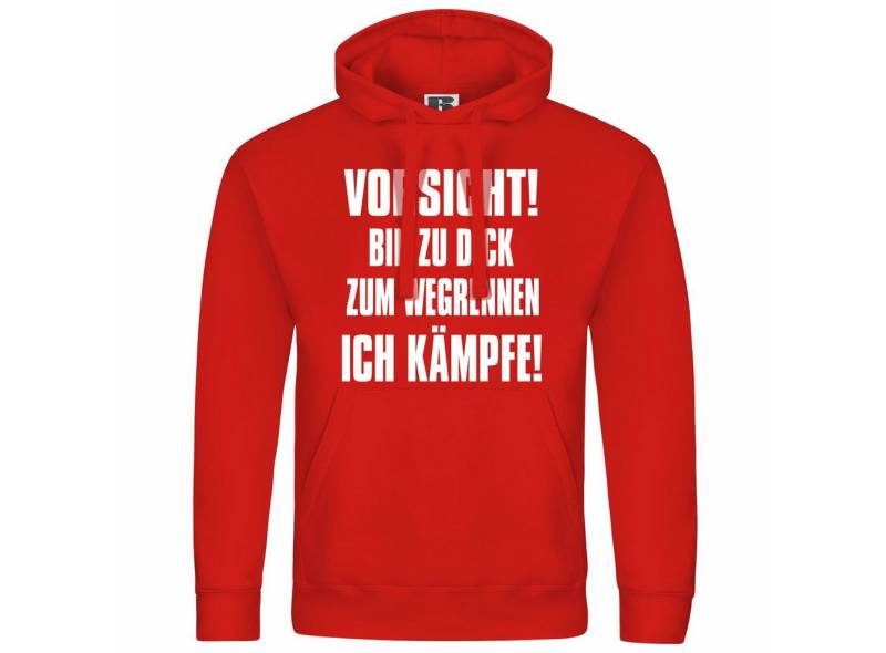 deinshirt Kapuzenpullover Herren Kapuzenpullover Vorsicht bin zu dick zum wegrennen ich kämpfe Mit Print Motiv, Grafik deinshirt Kapuzenpullover Herren Kapuzenpullover Vorsicht bin zu dick zum wegrennen ich kämpfe Mit Print Motiv, Grafik von deinshirt