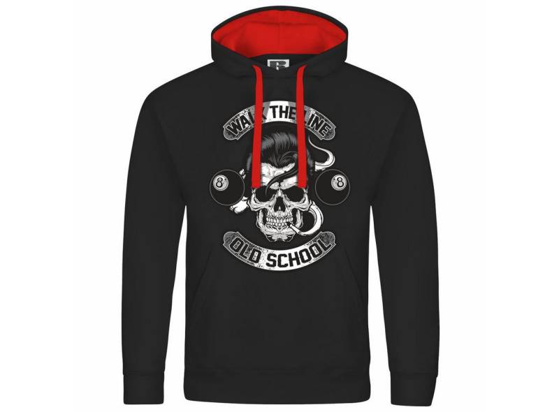 deinshirt Kapuzenpullover Herren Kapuzenpullover Walk the line Mit Print Motiv, Grafik von deinshirt