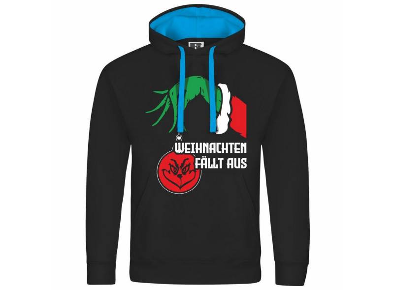 deinshirt Kapuzenpullover Herren Kapuzenpullover Weihnachten fällt aus Mit Print Motiv, Grafik von deinshirt