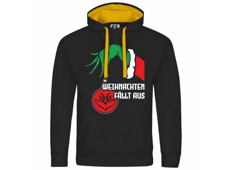 deinshirt Kapuzenpullover Herren Kapuzenpullover Weihnachten fällt aus Mit Print Motiv, Grafik von deinshirt